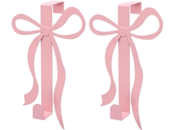 Gancho Para Toalha Tangxi Com Laço Rosa Charmoso Organização Elegante No Quarto E Escritório