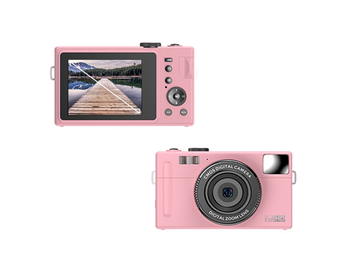 Halinuia Câmera Digital Infantil 48mp Tela Ips 3,0 Polegadas (rosa)