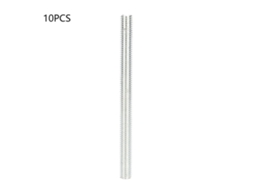 10 Peças Varilla Rosca M8*100mm Ferro Galvanizado Para Madeira Ranura Deslizante 30/45