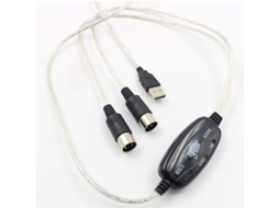 Lurelia Cabo Usb Midi, Interface Para Teclados, Pianos E Sintetizadores, Pc E Computador