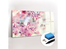 Quadro Magnético Decorativo Flores Da Primavera Para O Corredor Espelharte (120x60 Cm)