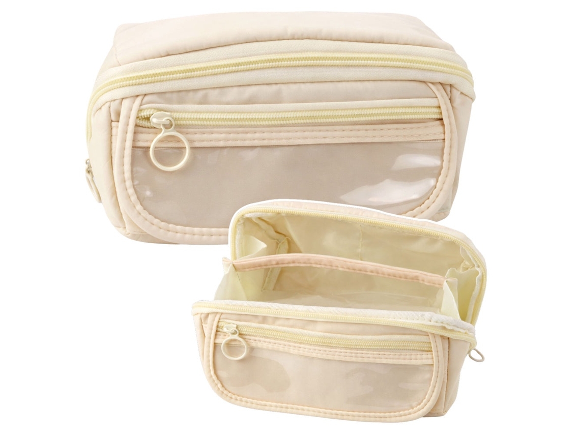 Estojo para Lápis, Transparente, Dobrável, com Bolsos AQUAFORGE