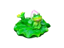Decoração Flutuante em Resina com Folhas Artificiais, Ornamento em Forma de Estátua para Fonte Piscina, Aquário, Água BRILVIBERA