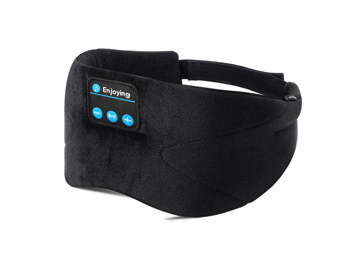 Máscara de Dormir Inteligente de Algodão com Bluetooth 5.4 Sem Fio para Ouvir Música e Atender Chamadas AQUAFORGE