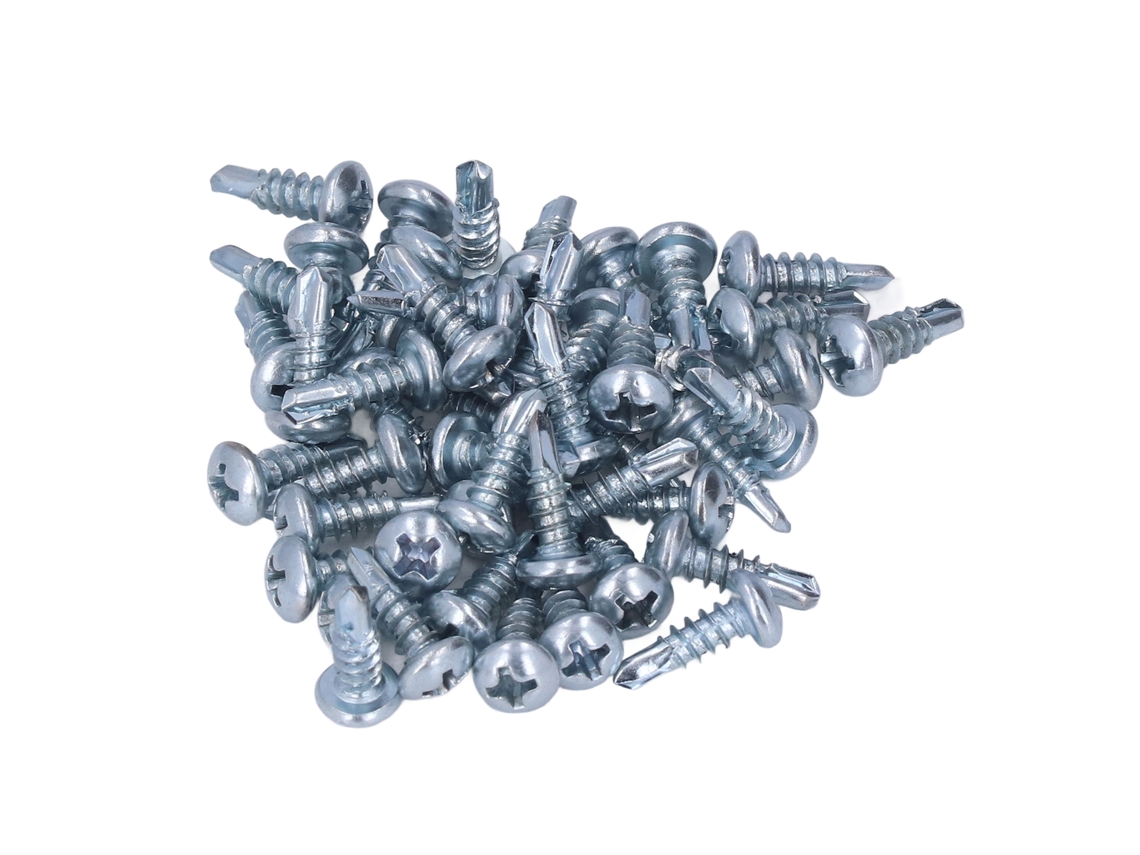 Conjunto De Parafusos Auto Perfurantes Carbono Galvanizado 4.2x13mm Sunflare (sunflare)