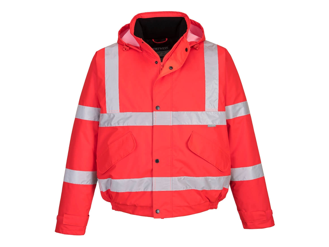 Jaqueta De Inverno Hi-vis - Alta Visibilidade E Conforto Vermelho / S