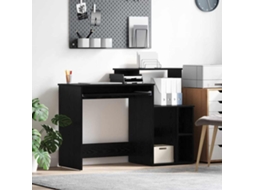 Vidaxl Mesa Carvalho Preto 120,5 X 44 X 88,5 Cm Derivados De Madeira