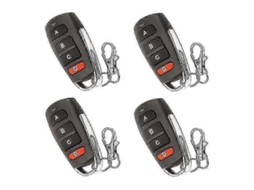 Conjunto De 4 Controles Remotos Universais Duplicadores Para Portas De Garagem, Controles Remotos Para Portões, Chaveiros De Substituição Para Po