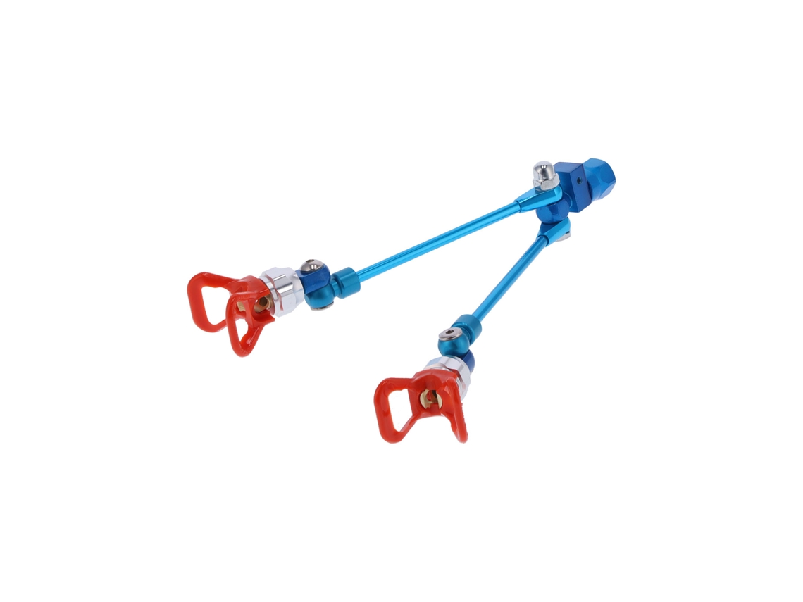 Laxiscreed Pistola Airless De Pintura Com Bicos Duplos E Pega Extensível Em Metal