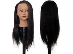 Cabeça de Manequim com Cabelo Sintético SFUSHOS