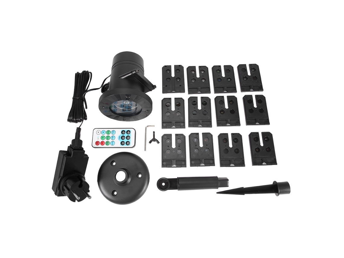 Projetor Led Neve Impermeável LAXISCREED Controle Remoto