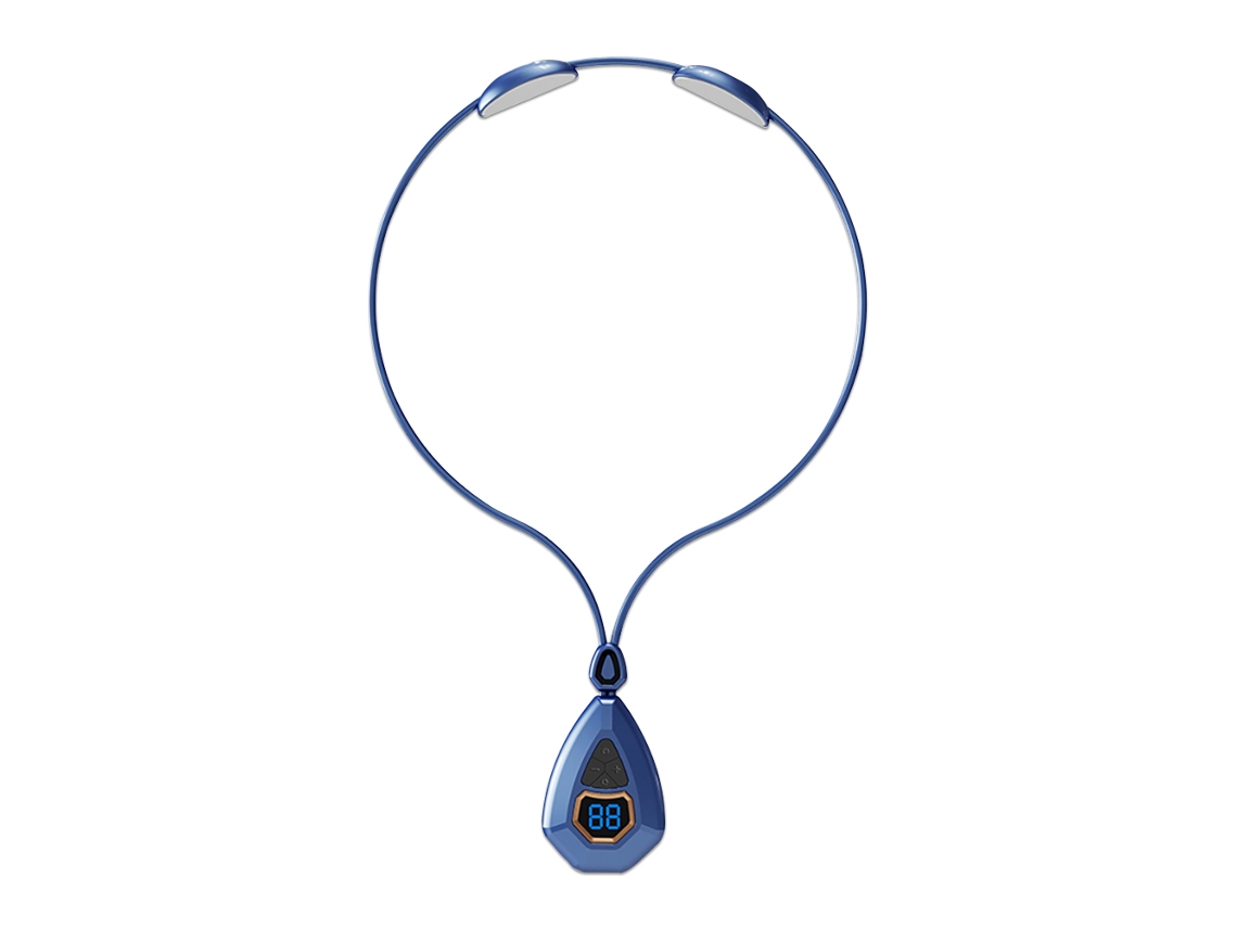 Massageador De Pescoço Portátil Ems Massageador Cervical Calor Pulso De Baixa Frequência Alívio Da Dor Shiatsu Relaxante Fisiotera Aquaforge