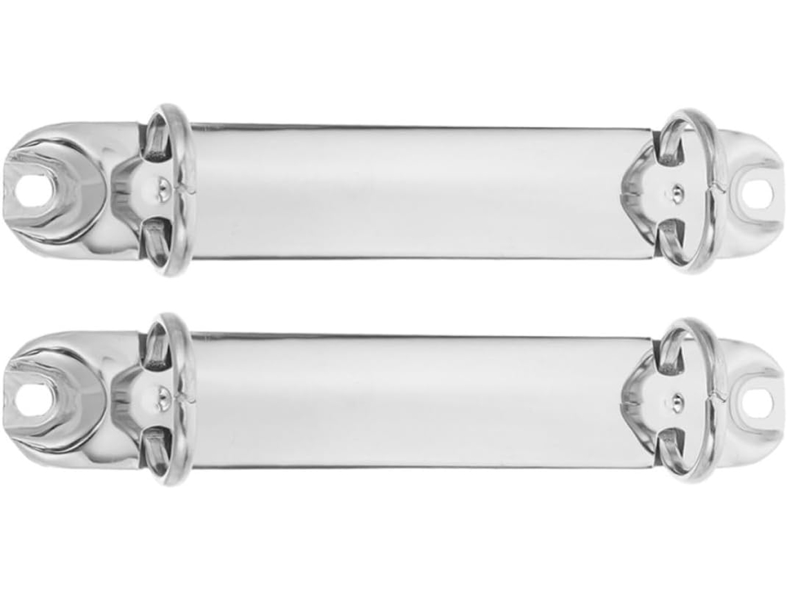 Yardwe Conjunto De 2-clips Metal Para Pasta Folhas Soltas Com 2-argolas, Resistente À Deformação, Design Seguro Em Ferro