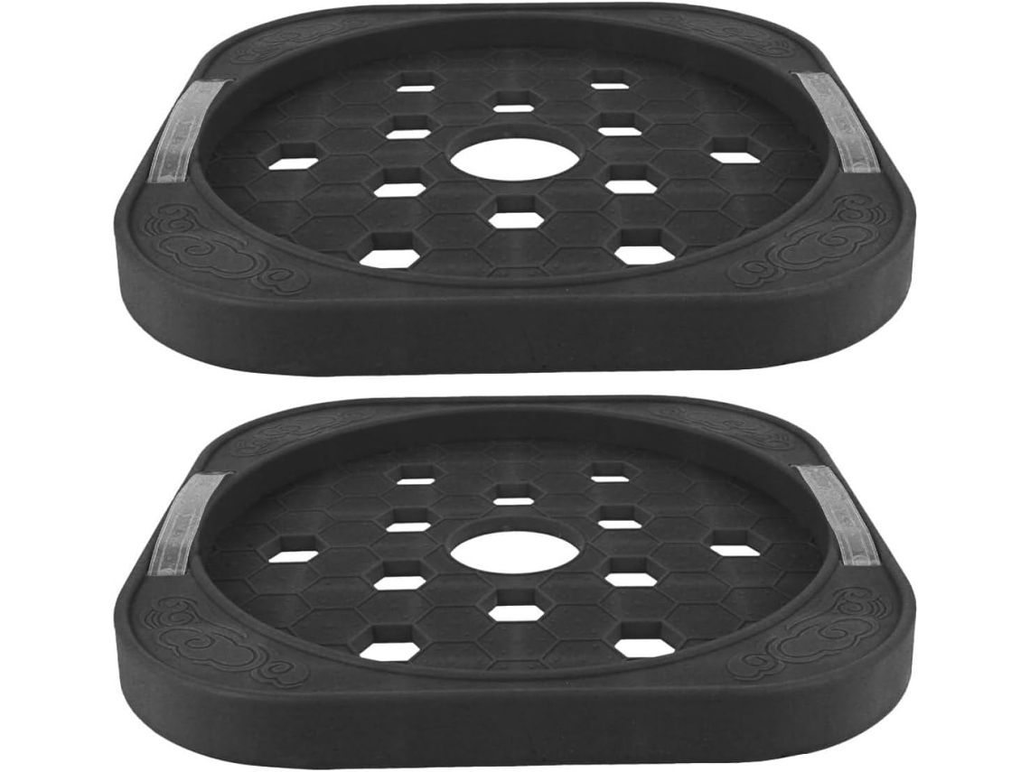 Suporte portátil com rodas para botijão de gás Housoutil, bandeja redonda multifuncional para cilindros e painéis, base