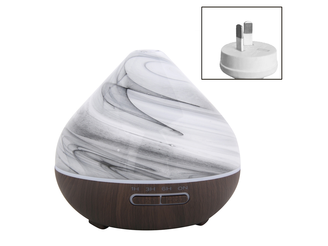 Difusor ultrassônico de aromaterapia, umidificador de 100 ml, luz noturna LED (plugue australiano)