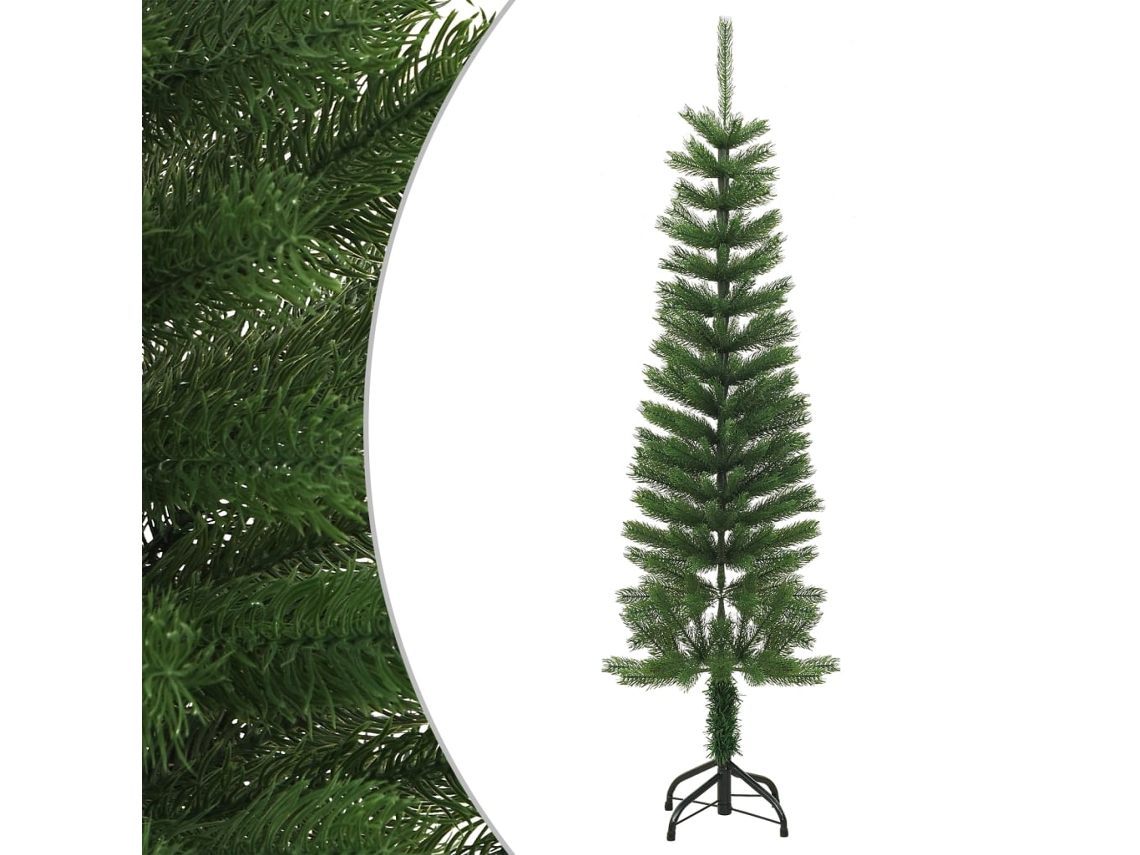 Vidaxl Árvore De Natal Artificial Fina Com Suporte Pe 150 Cm