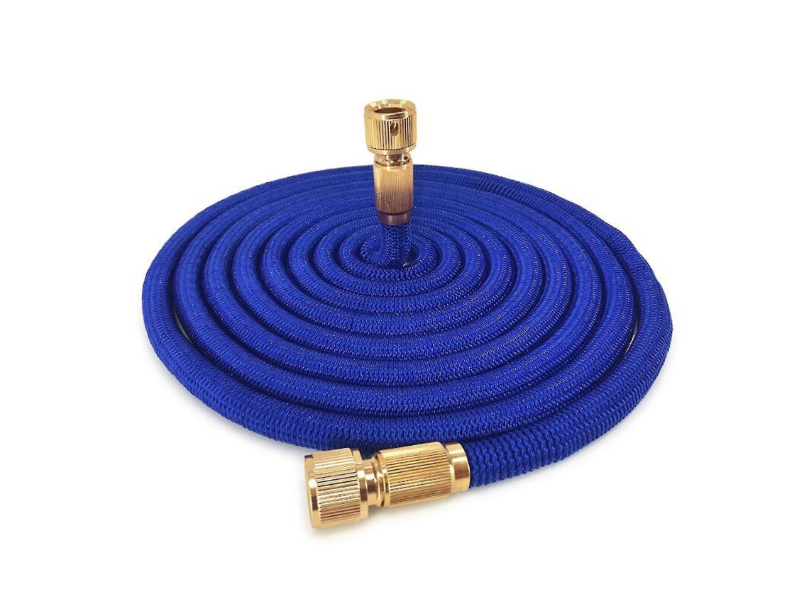 Lurelia Mangueira De Jardim Expansível 3,4 M, Conectores De Latão, Azul Royal, Flexível E Retrátil