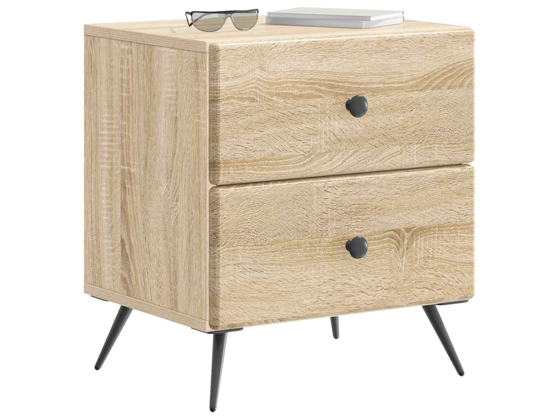 Armário de cabeceira 2 peças Carvalho Sonoma 43x34,5x47,5 cm MAISON EXCLUSIVE