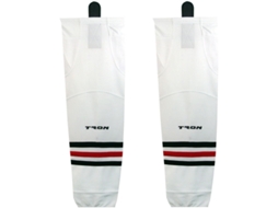 Tronx Sk300 Sr Hóquei Meias (branco, Chicago Blackhawks, 30'')