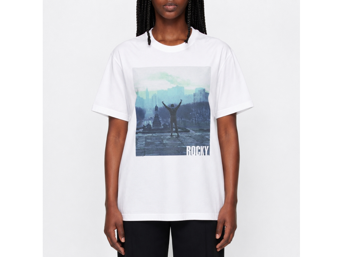 Rockinstone Rocky Movie Live White Adult T-shirt Size:xxxl