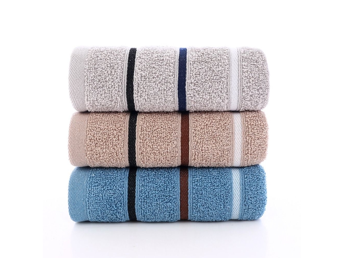 Toalha de Algodão Macia e Grossa para Crianças e Adultos, Toalha Esportiva para Casa, Presente de Ação de Graças, 72x33cm BRILVIBERA