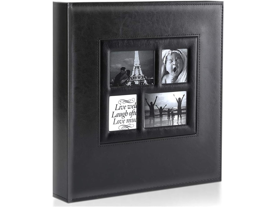 Álbum de Fotos com 600 Compartimentos para Fotos 10x15cm BRILVIBERA (60 Folhas, 120 Fotos)
