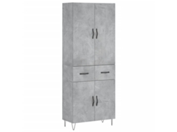 Highboard, Highboards Vidaxl Cinzeto Madeira Processada (n/a)