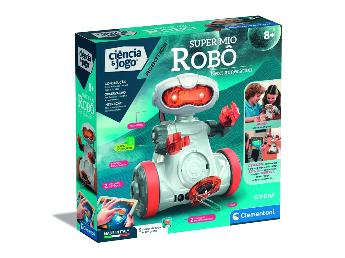 Jogo Interativo CLEMENTONI Mio Robô (Idade Mínima: 8 Anos)