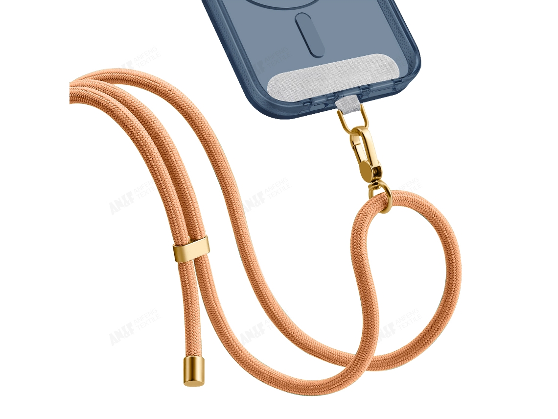 Qu-alças Ajustáveis ​​de Poliéster Para Celular, Cordão Para Iphone, Acessórios De Corrente Da Moda, Presente Versátil De Poliéster