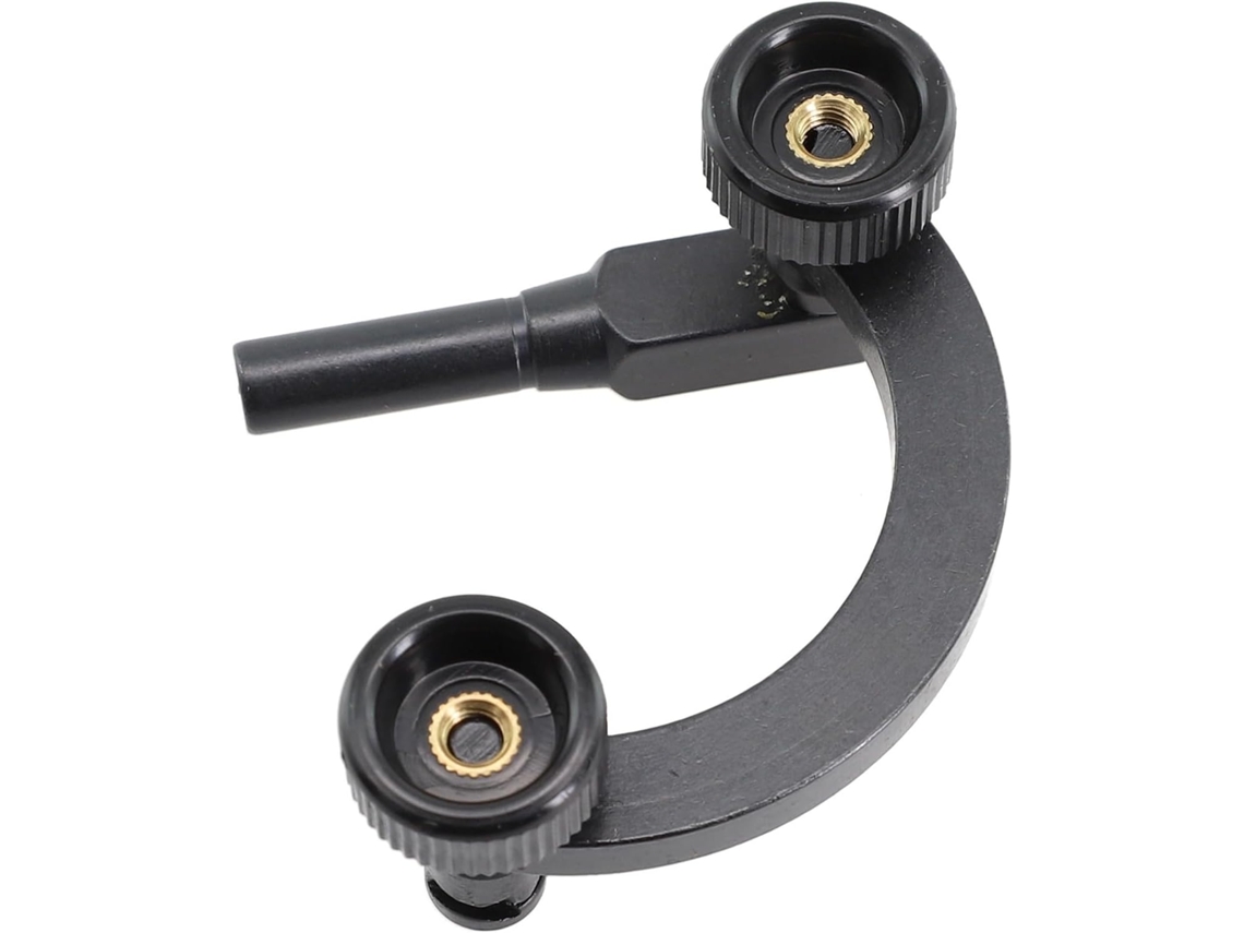 Suporte De Indicador Combinado Semicircular 8mm Para Porta Relógios, Haste De Extensão Em Aço Escurecido Para Centrar