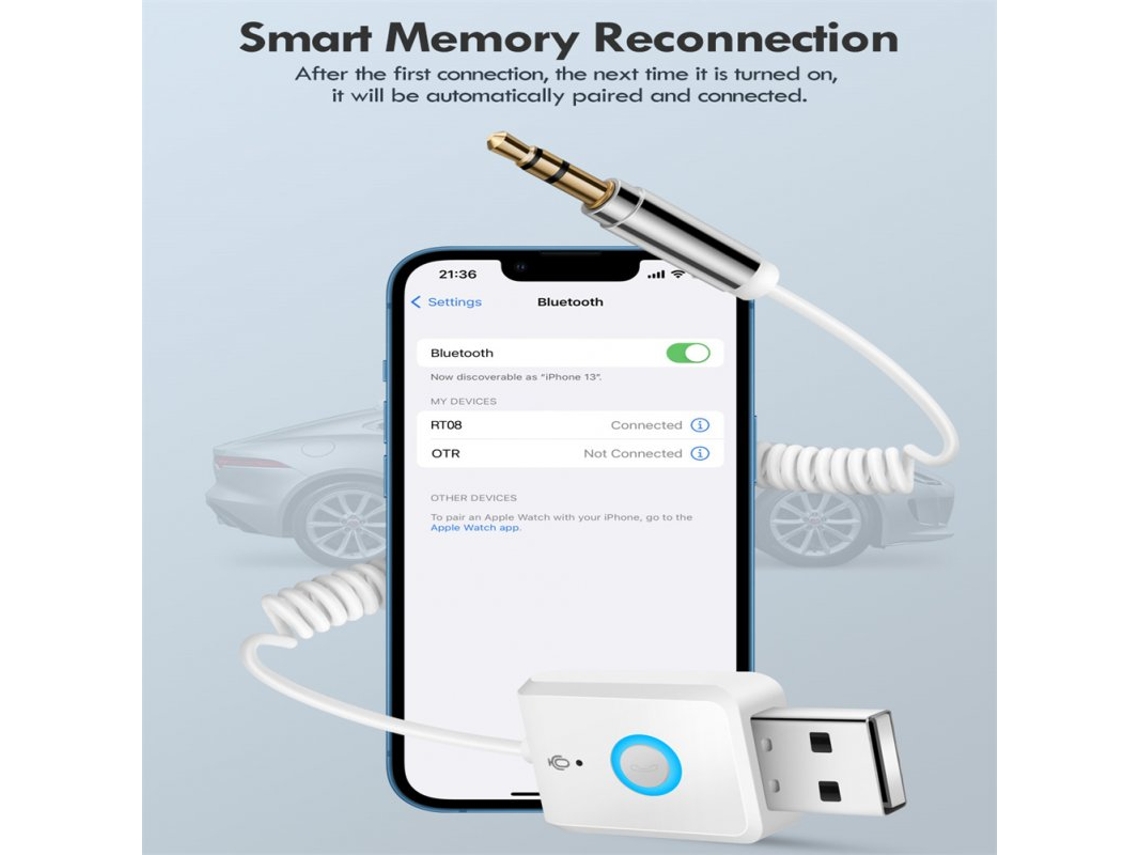 Conversor jack hotsell a bluetooth