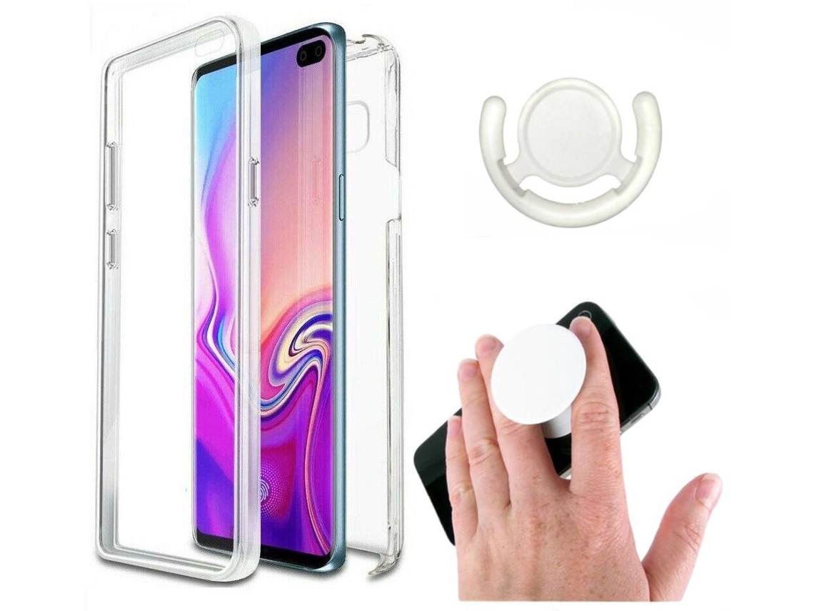 Kit Capa Fullbody Frente e Verso Popsocket Suporte para Huawei Mate 30 Pro