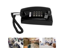 Telefone Retrô De Parede, Clássico, À Prova Dágua, Com Fio E Controle De Volume Para Casa, Escritório, Sala De Estar, Escola Brilvibera