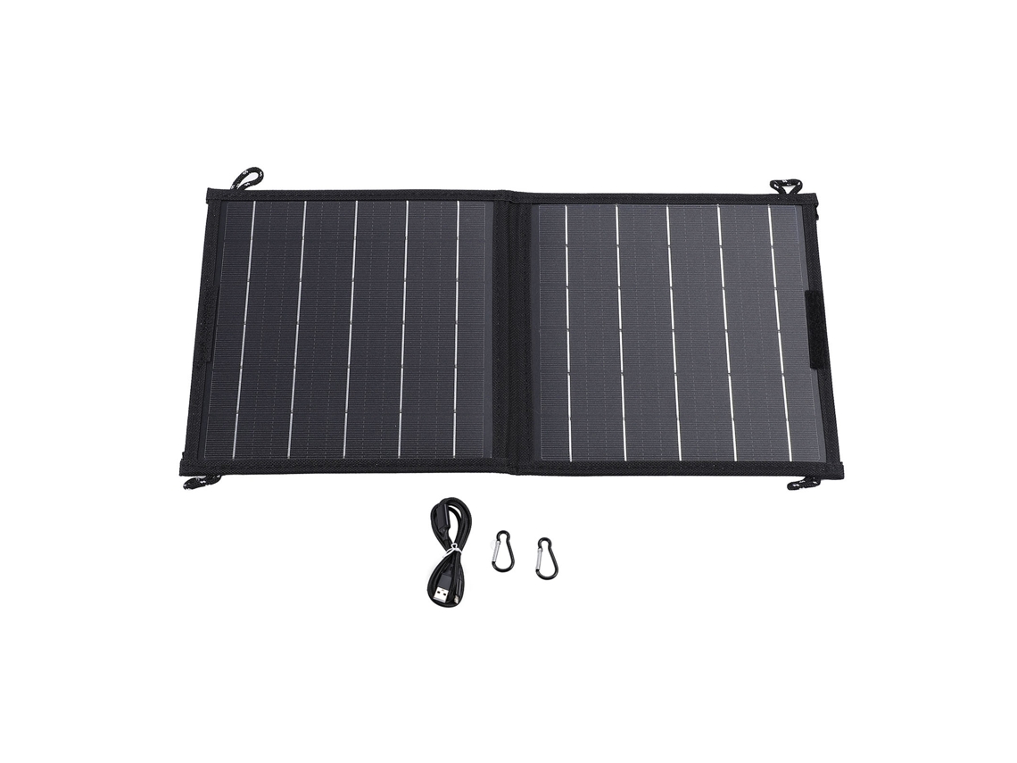 Carregador Solar Portátil Laxiscreed De 10w Com Dupla Saída Para Carregar Em Qualquer Lugar