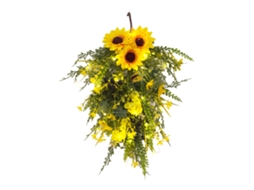 Laxiscreed Girassol De 50cm Com Bateria Aa – Decoração Luminosa De Fácil Instalação