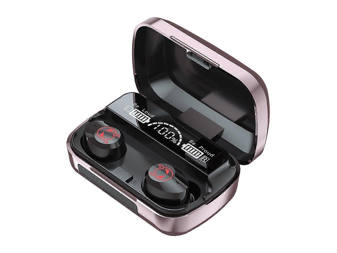 Fones de ouvido Bluetooth Hengrongshen M23 com redução de ruído inteligente e design de diabo