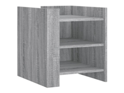Mesa de Cabeceira MAISON EXCLUSIVE Derivados Madeira Cinzento Sonoma (45x50x50 cm)