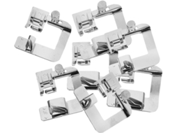 Conjunto De 7 Pés Calcadores De Metal Para Máquinas De Costura Domésticas, Compatíveis.
