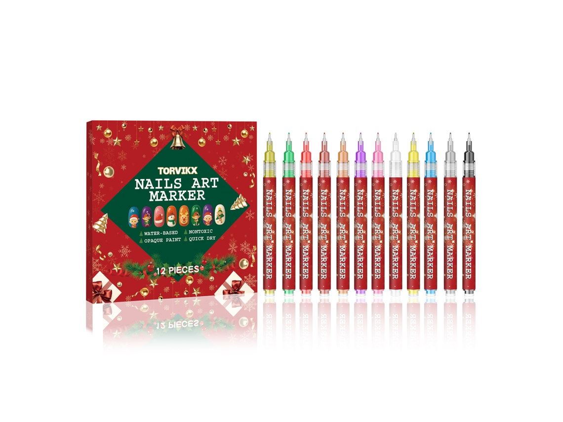 Caneta Grafite Para Unhas Natal Diy