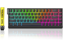 Lurelia Teclado Mecânico, Rgb, Gaming, Macro, Óptico
