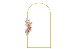 Arco de Casamento em Metal, Suporte para Porta Suporte Dourado para Arco de Casamento, Estrutura para Arco de Casamento CHABERLU