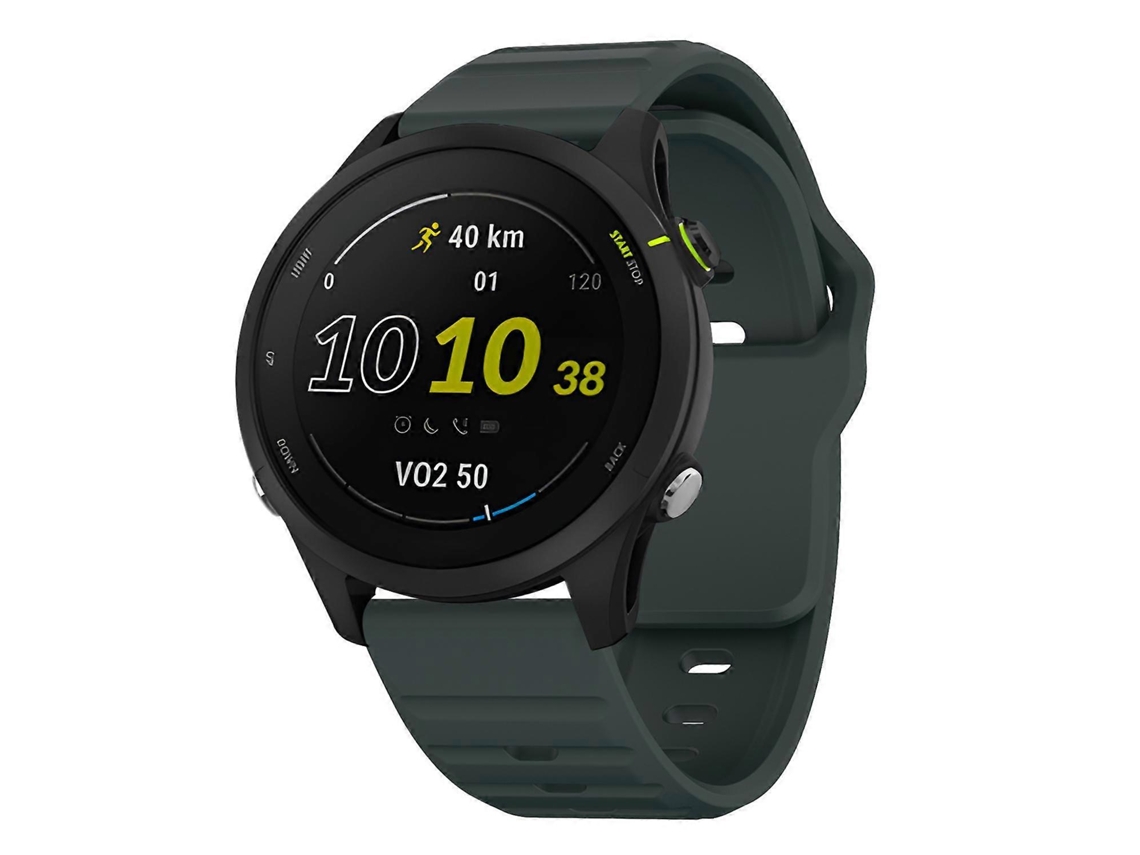 Pulseira De Silicone Para Relógio Com Fivela Cravejada E Padrão De Ondas Kalebol