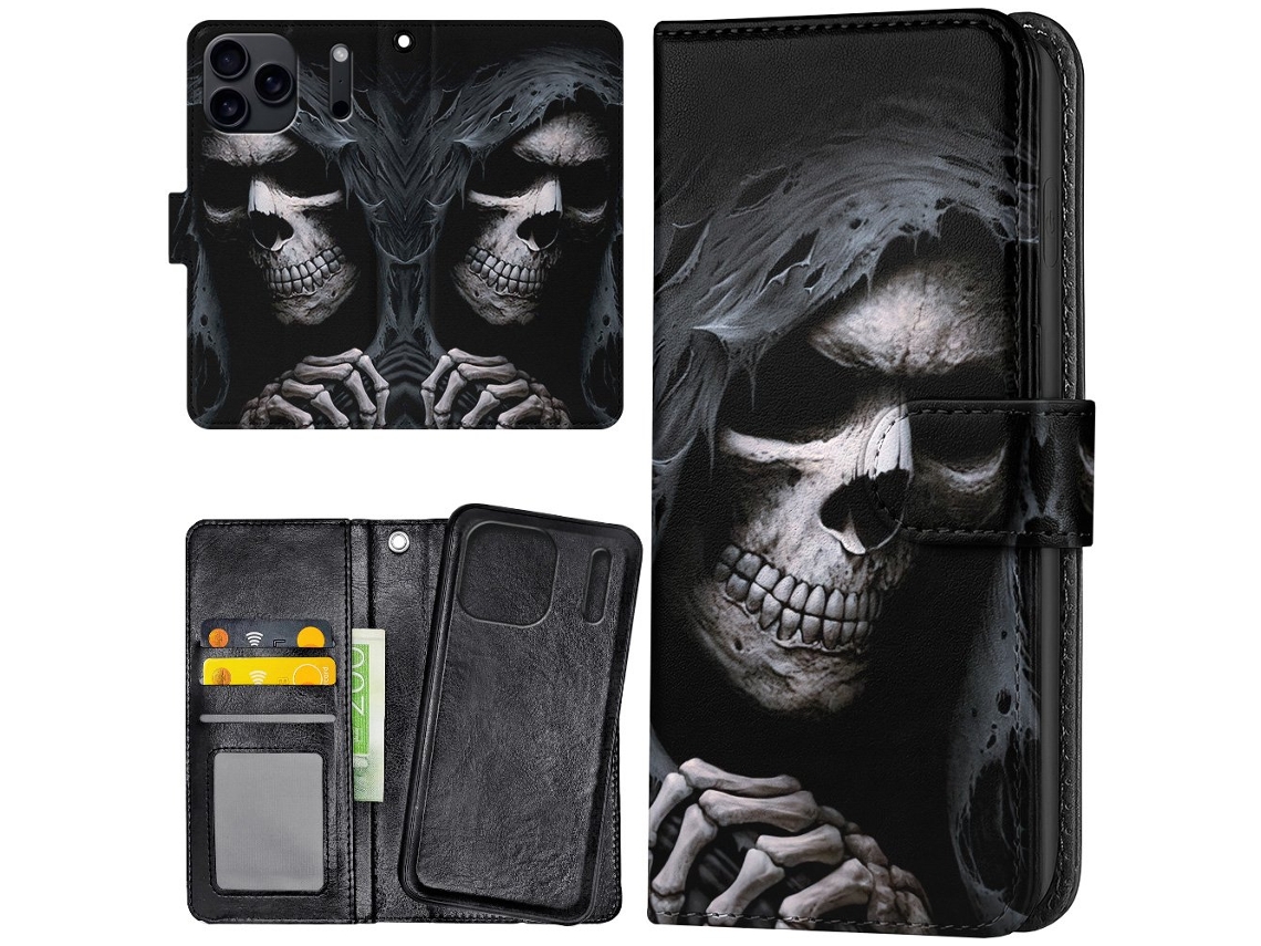 Capa Carteira Para Iphone 17 Pro/capa Ceifador
