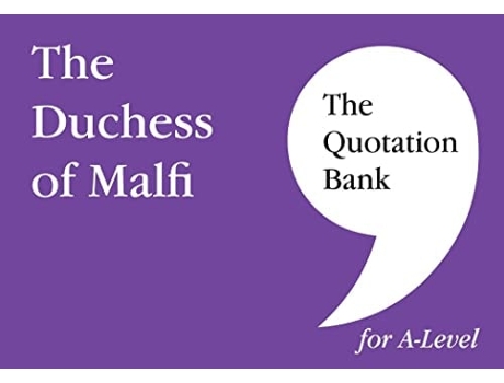 Livro The Quotation Bank The Duchess Of Malfi De Esse Publishing (inglês)