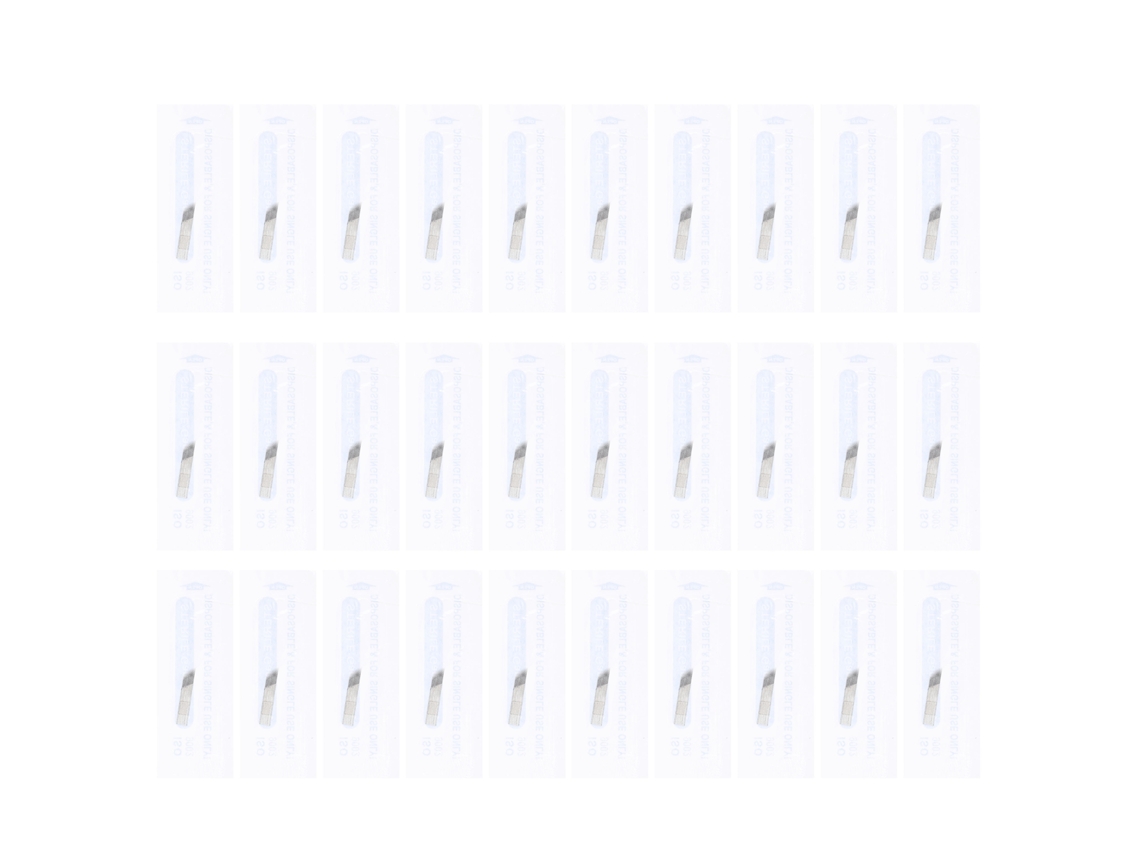 50pcs Lâmina De Agulha Para Sobrancelha Semipermanente Microblading Manual 0.3mm 14pin