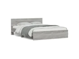 Estrutura de Cama com Cabeceira Cinzento Sonoma MAISON EXCLUSIVE (140x190 cm)