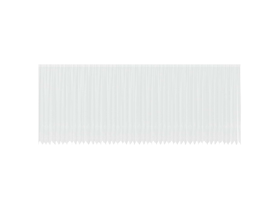 Maison Exclusive - Cortina De Renda Com Cortinas Branco 300 X 1200 Cm Poliéster