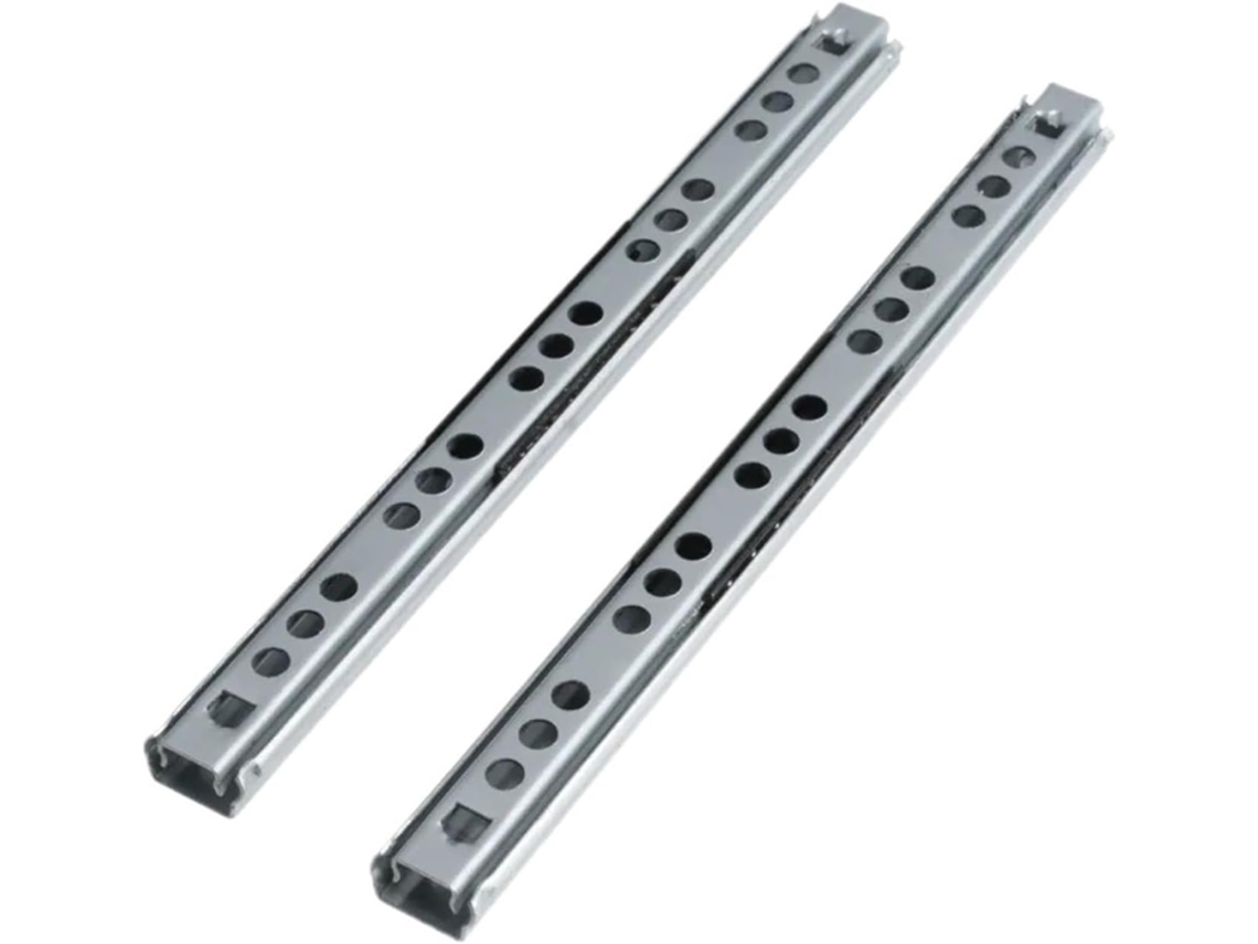 Corrediças De Gaveta Com Extensão Total, 2 Peças, Corrediças Bidirecionais De 17mm Largura, Acessórios De Ferragens
