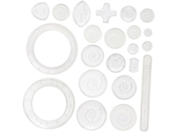 Conjunto De Pintura Com Engrenagens Interligadas, 22 Peças, Brinquedo