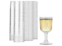 Copo De Vinho Plástico Transparente Reciclável, À Prova De Estilhaçamento, Canecas Descartáveis E Reutilizáveis Para Sobremesa De Champanhe Jortmrd